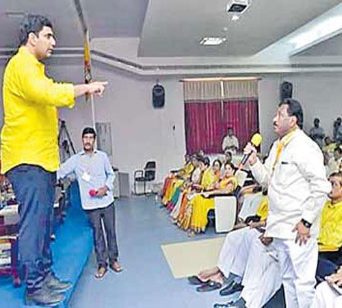 Nara Lokesh Warned Chinarajappa?