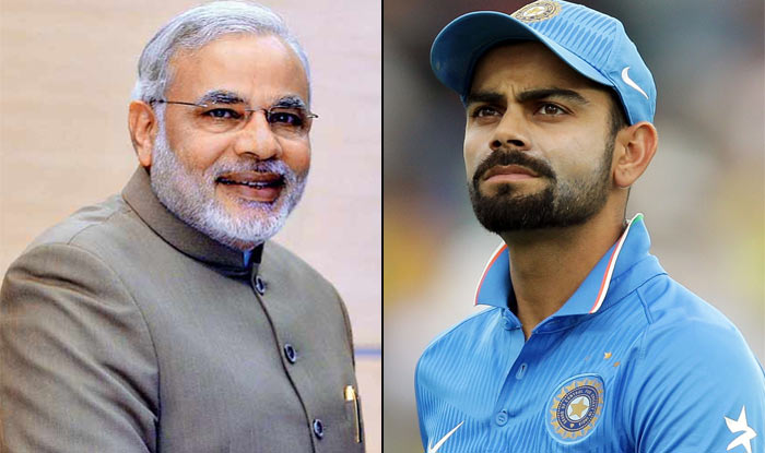 Narendra Modi and Virat Kohli