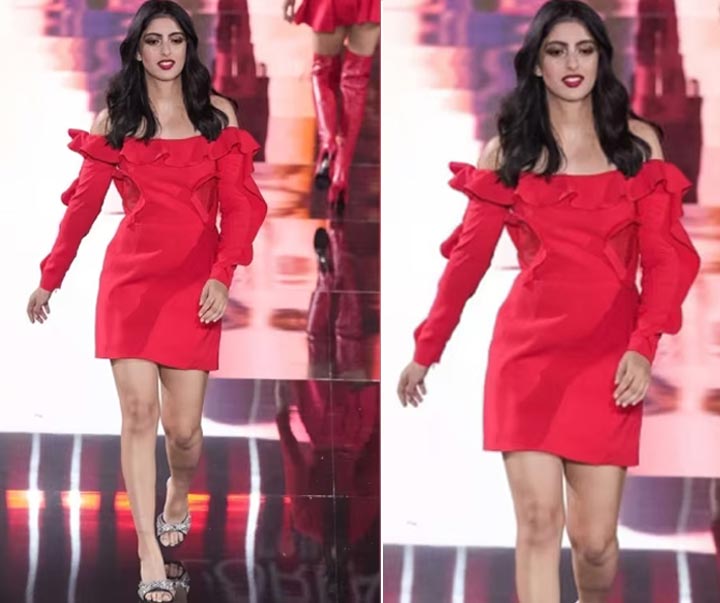 Navya Nanda walked the ramp at  Paris Fashion Week