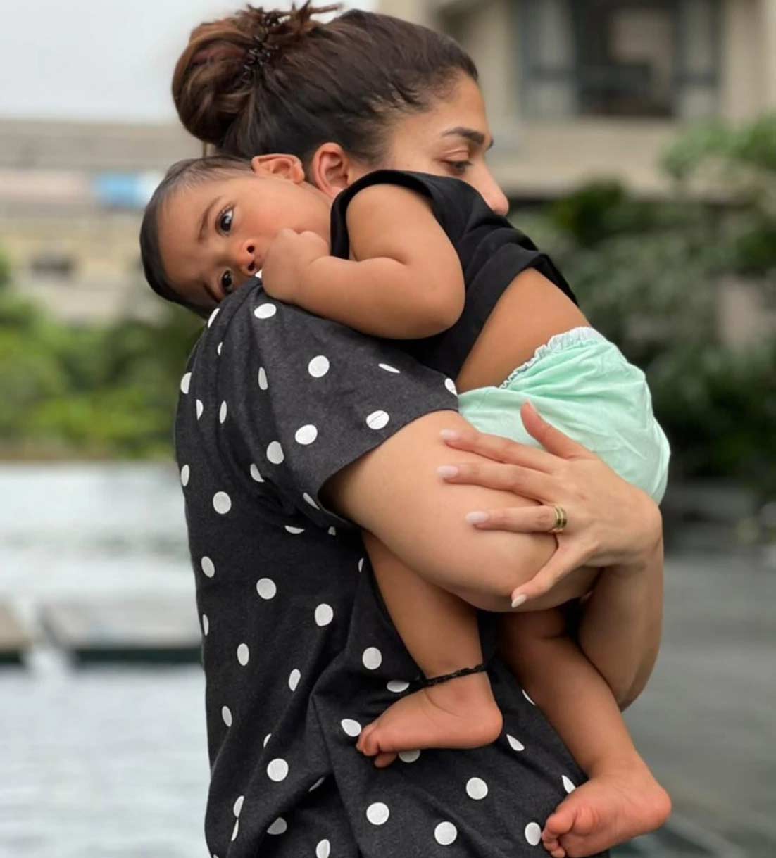 Nayan shares her snap with her son