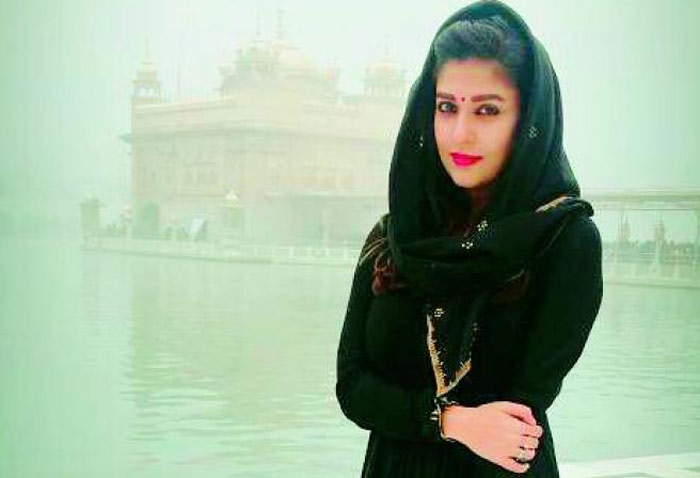 Nayanatara at Golden Temple