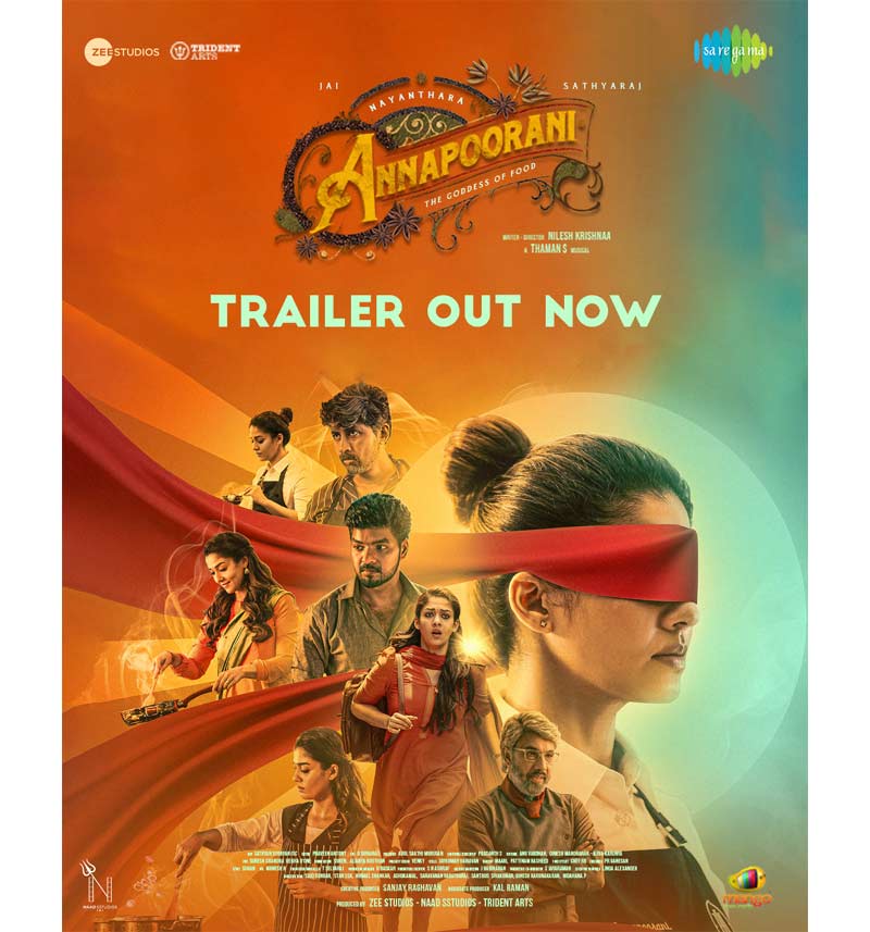 Nayanthara Annapoorani trailer out now