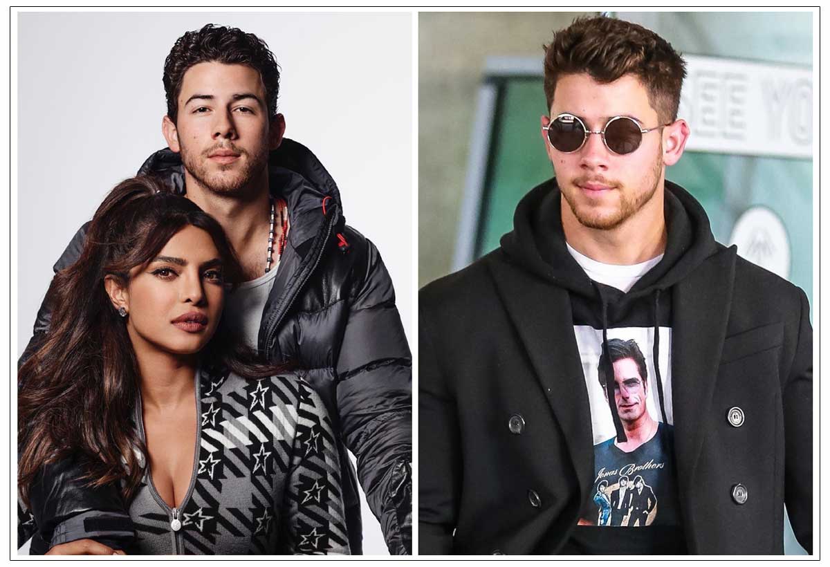 Nick Jonas stopped at the Mumbai Airport