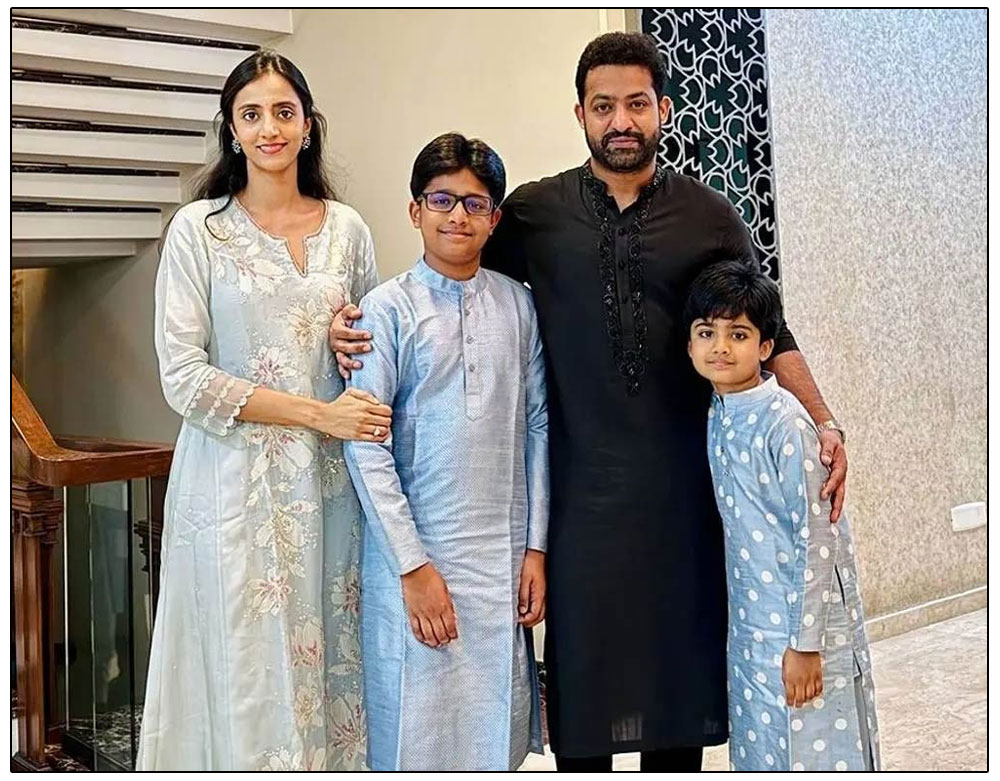 NTR celebrated Diwali with his loved ones