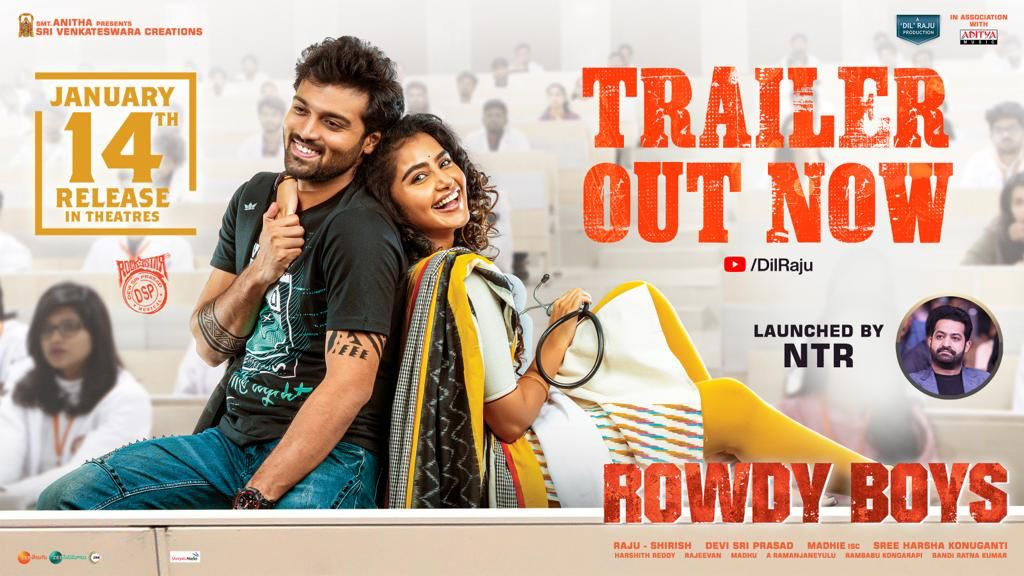 NTR releases Rowdy Boys trailer