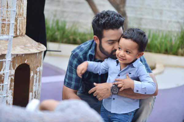 NTR's Son at Janatha Garage Sets