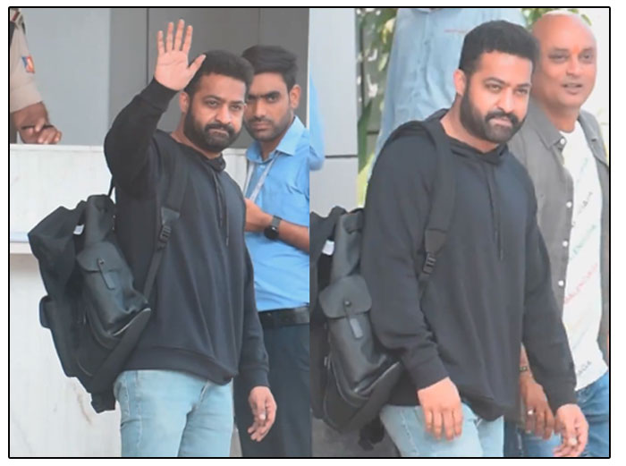 NTR Takes Flight for War 2 Shoot, Excitement Builds for Mass-Filled Action Spectacle