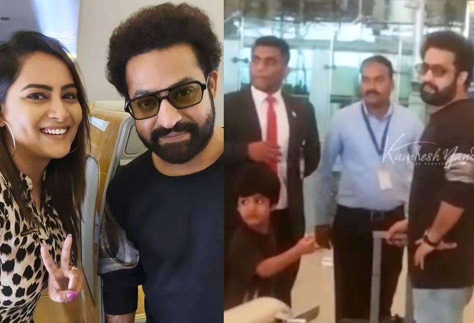 NTR went to Dubai  to participate in  SIIMA Awards