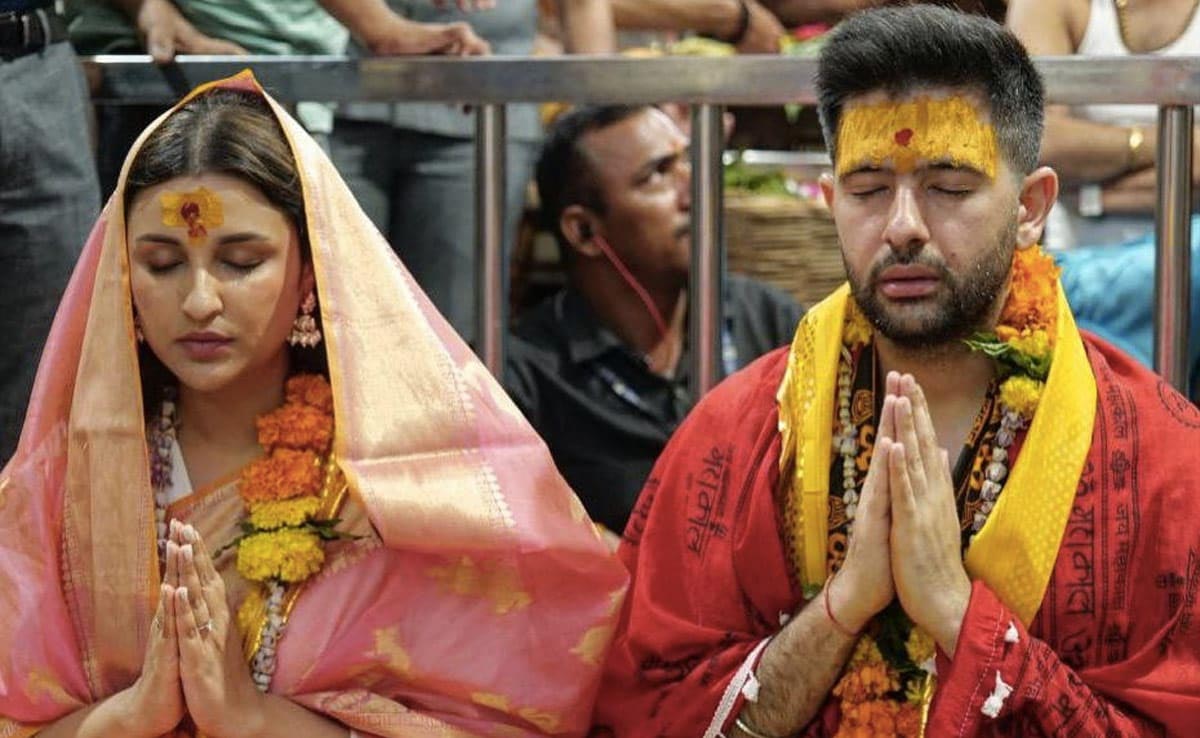 Parineeti, Raghav perform special pooja