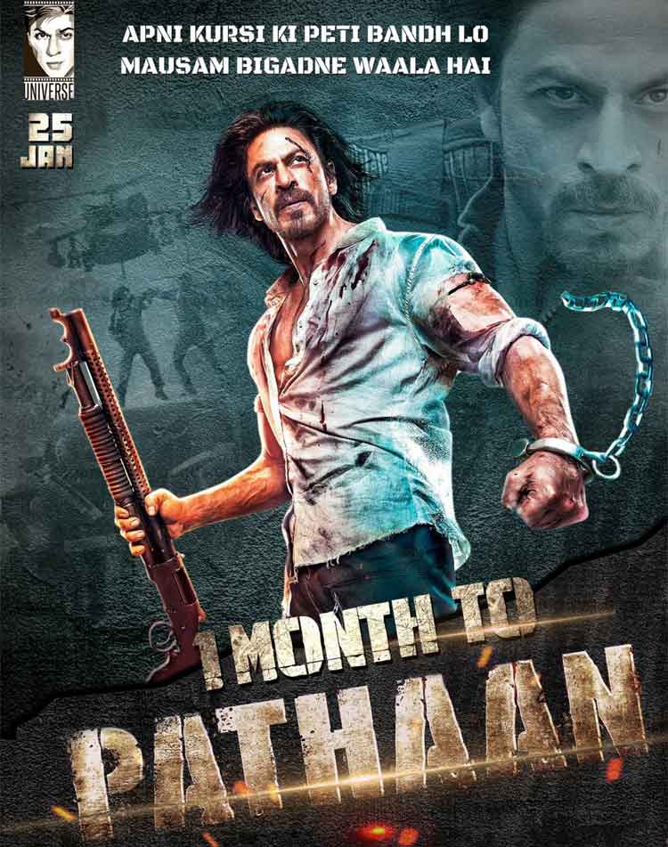 Pathaan: Month to go before Shah Rukh Khan's strike