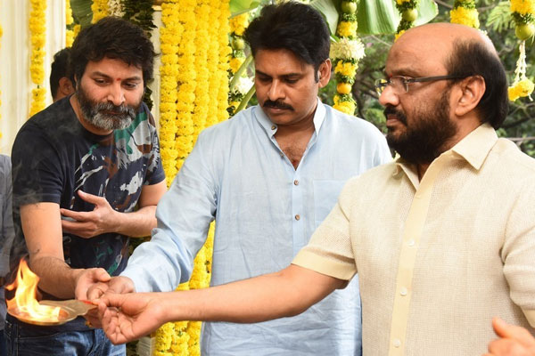 Pawan and Trivikram's New Film Launched