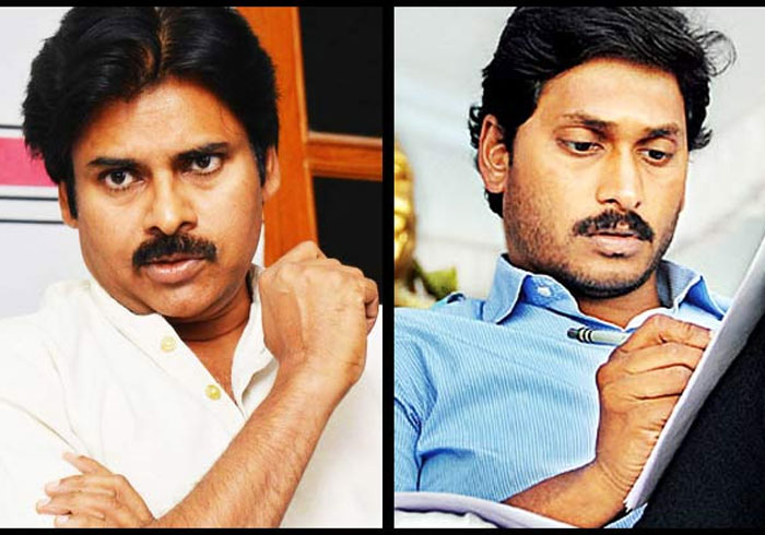 Pawan Kalyan an YS Jagan on Yellow Media