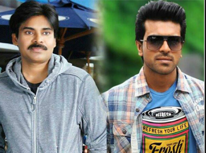 Pawan Kalyan and Ram Charan