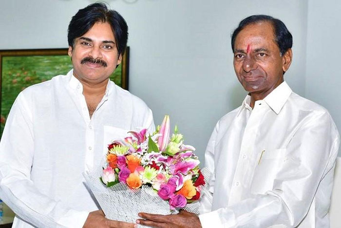 Pawan Kalyan and Telangana CM KCR