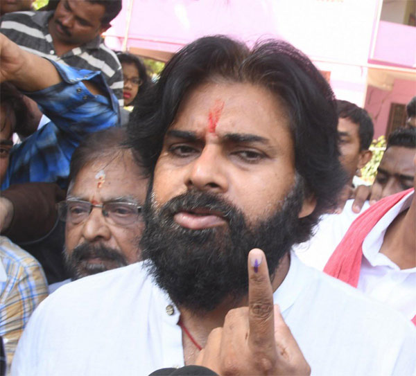 Pawan Kalyan Cast Vote