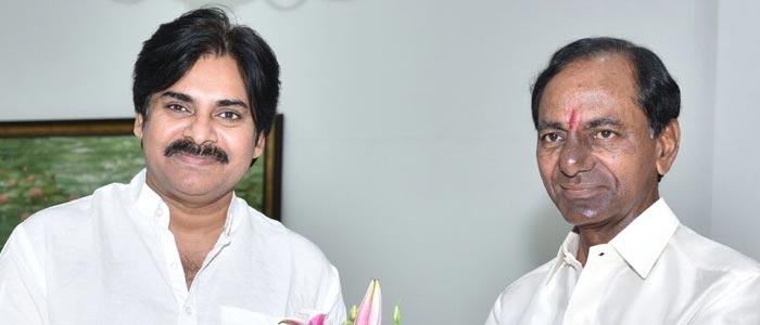 Pawan Kalyan, KCR