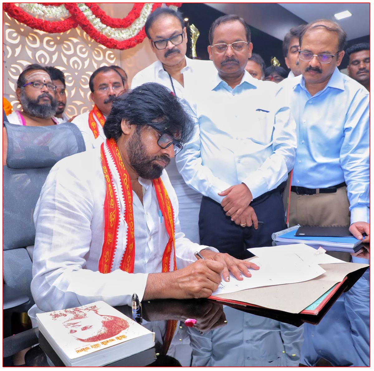 Pawan Kalyan officially took charge as the Deputy Chief Minister of Andhra Pradesh