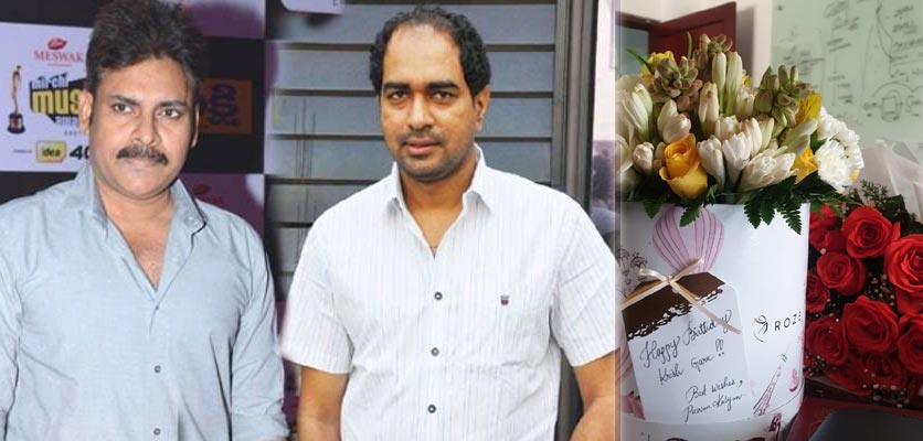 Pawan Kalyan Sends Bouquet, Krish Not Happy! | Cinejosh.com