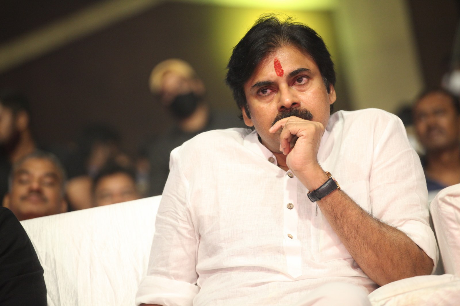 Pawan picks the hot iron rod