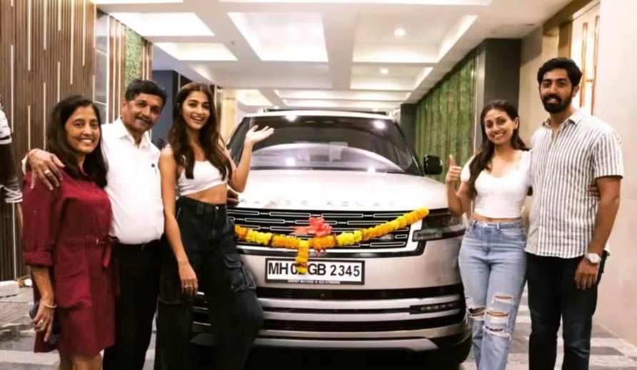 Pooja Hegde gets a new Range Rover