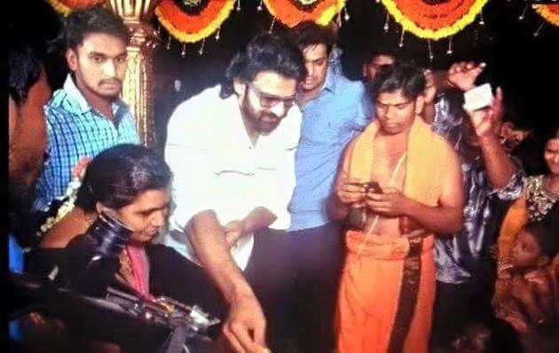 Prabhas Attends Maid's Marriage