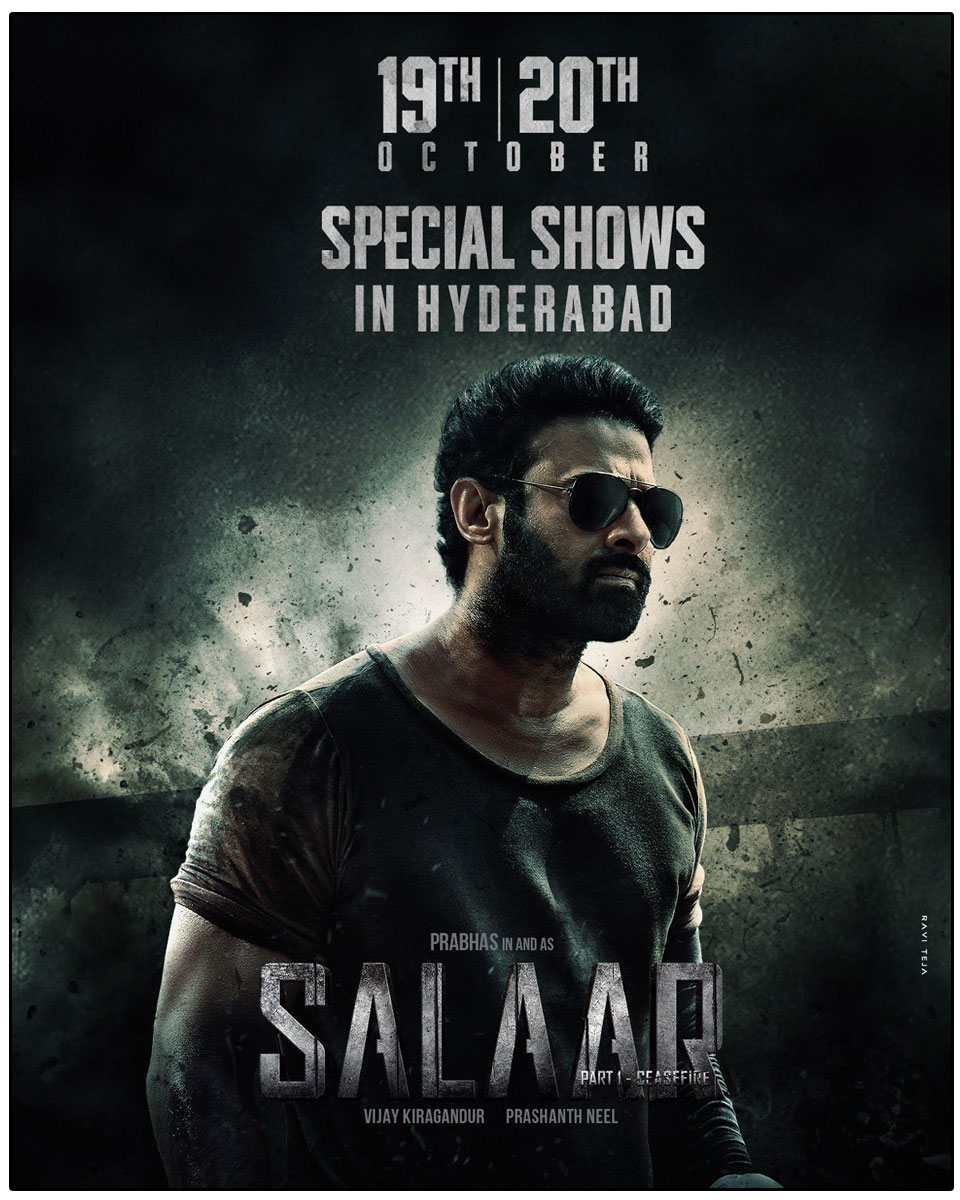 Prabhas Fans Gear Up for Pre-Birthday Celebrations with Salaar Special Shows