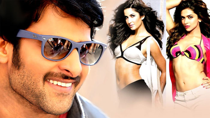 Prabhas, Katrina Kaif and Deepika Padukone