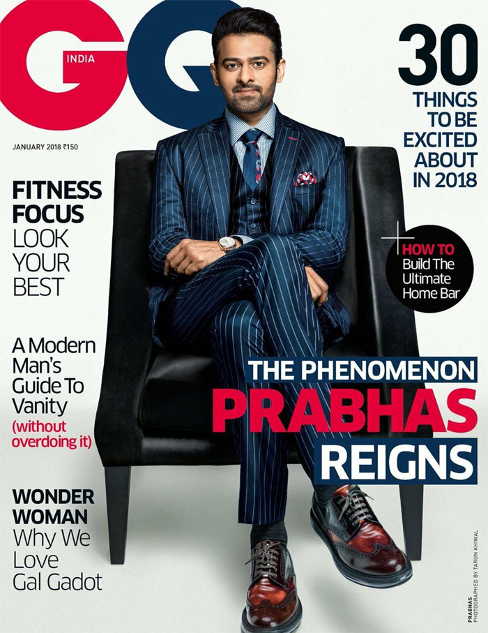 Prabhas on GQ cover page