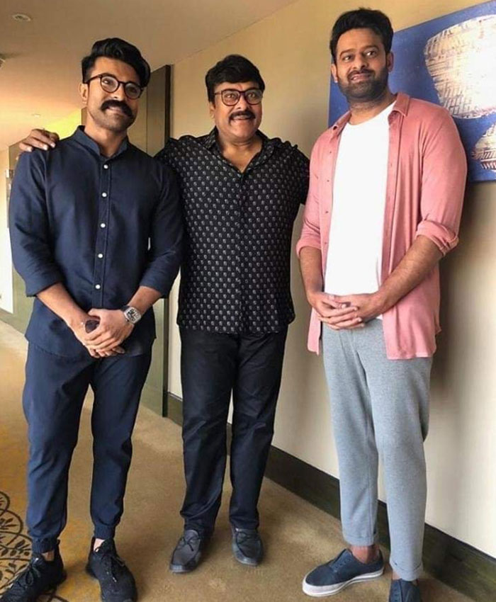 Prabhas Wishes to Chiranjeevi