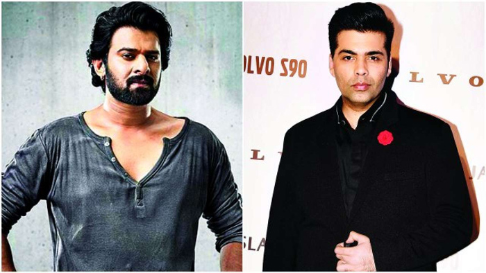 Prabhas with Karan johar