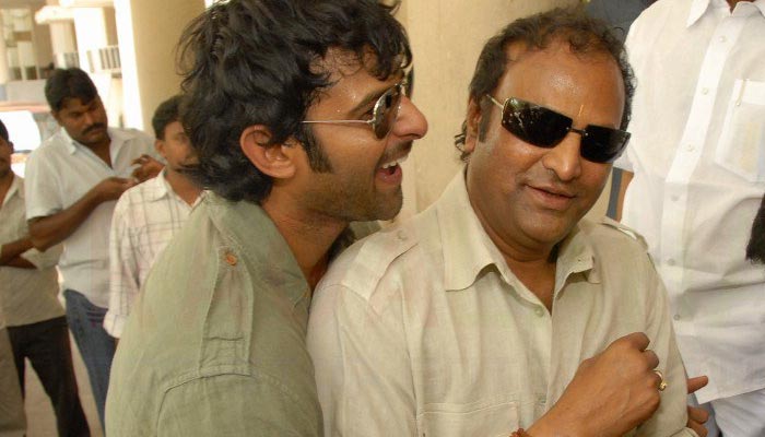 Prabhas With Mohan Babu