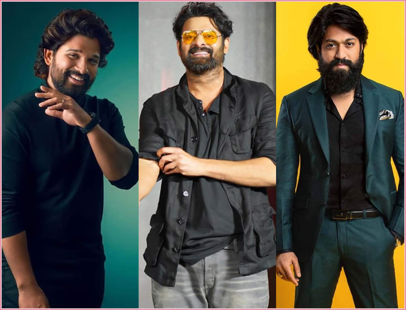 Prabhas-Yash-Allu Arjun