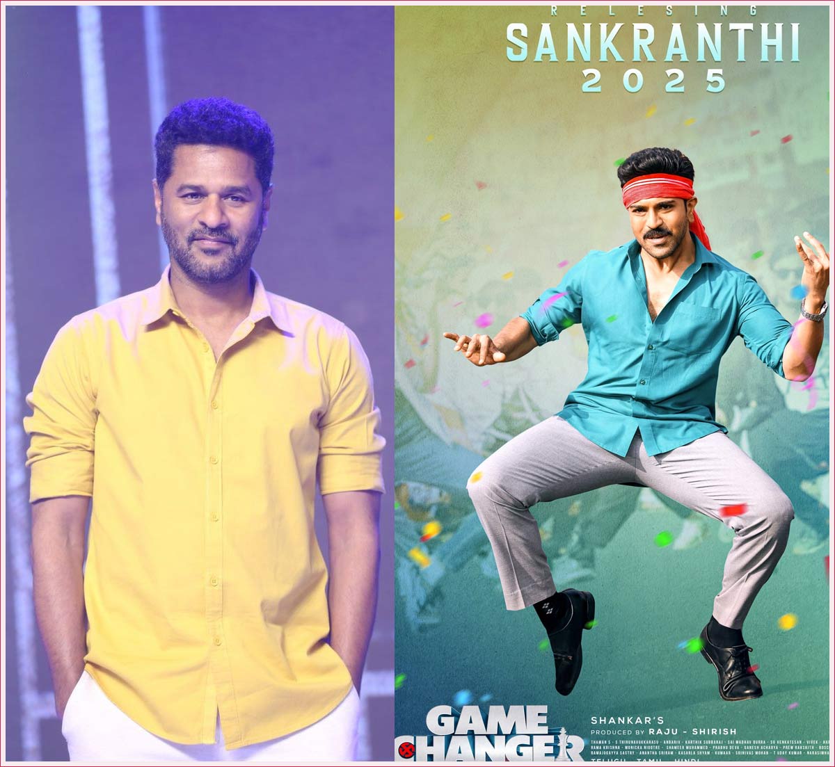 Prabhudeva Lovely Gesture Towards Game Changer Team