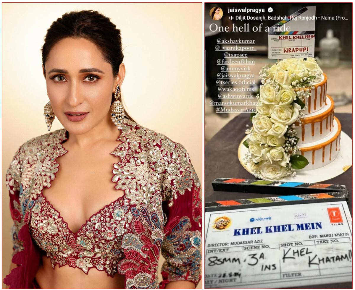 Pragya Jaiswal announce that she wrapped up the shoot of Khel Khel Mein