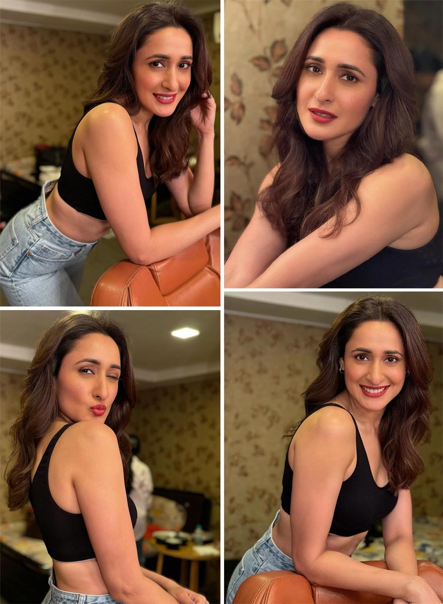 Pragya Jaiswal Enchants In Black And Blue