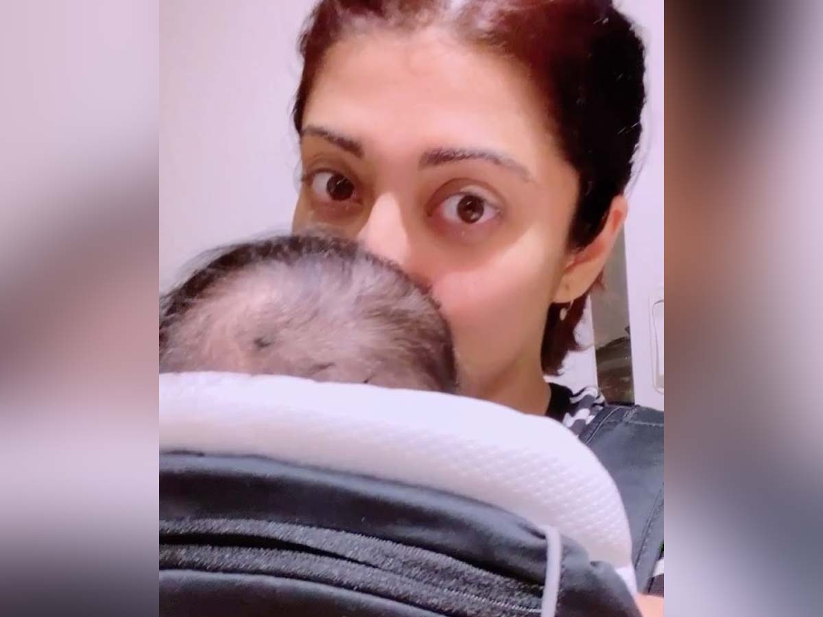 Pranitha's baby name and face revealed