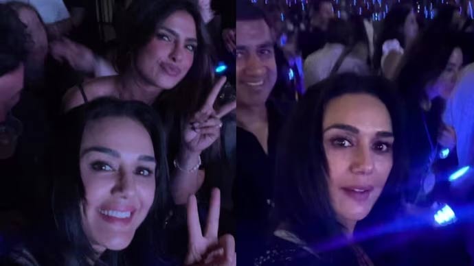 Preity, Priyanka enjoy Jonas Brothers concert