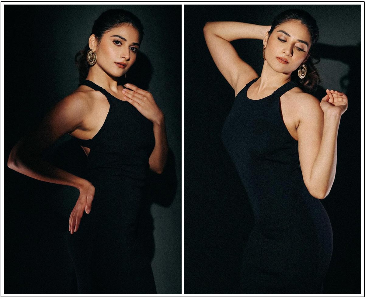 Prisha Singh stunning in black dress