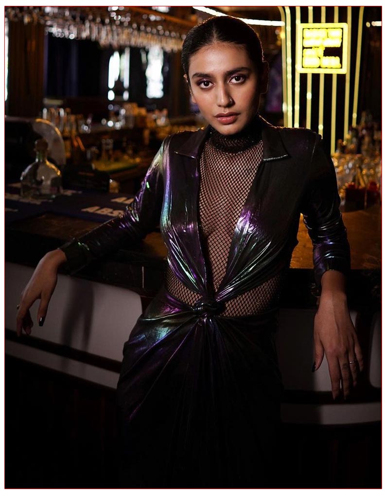 Priya Prakash Varrier Wows In Shiny Outfit