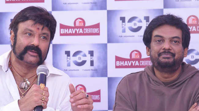 Puri Jagannadh with Balakrishna