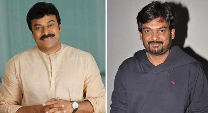 Puri Jagannadh with Chiranjeevi