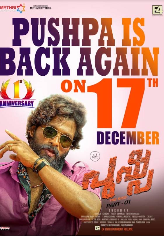 Pushpa Is Back In Theatres