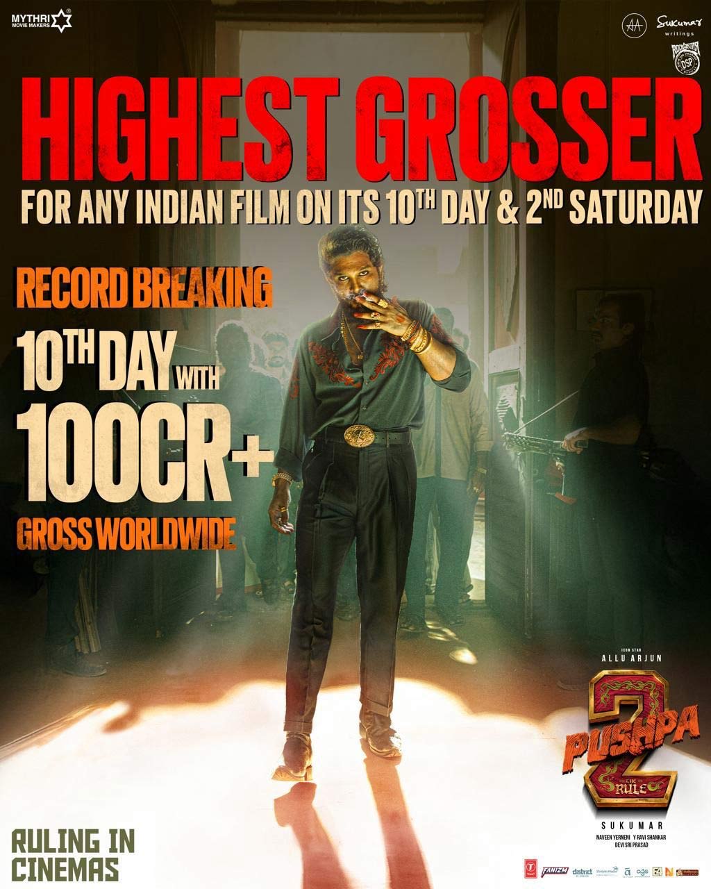 Pushpa Rules Bollywood-breaks new records