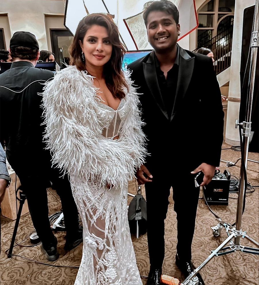 Rahul With Priyanka Chopra 