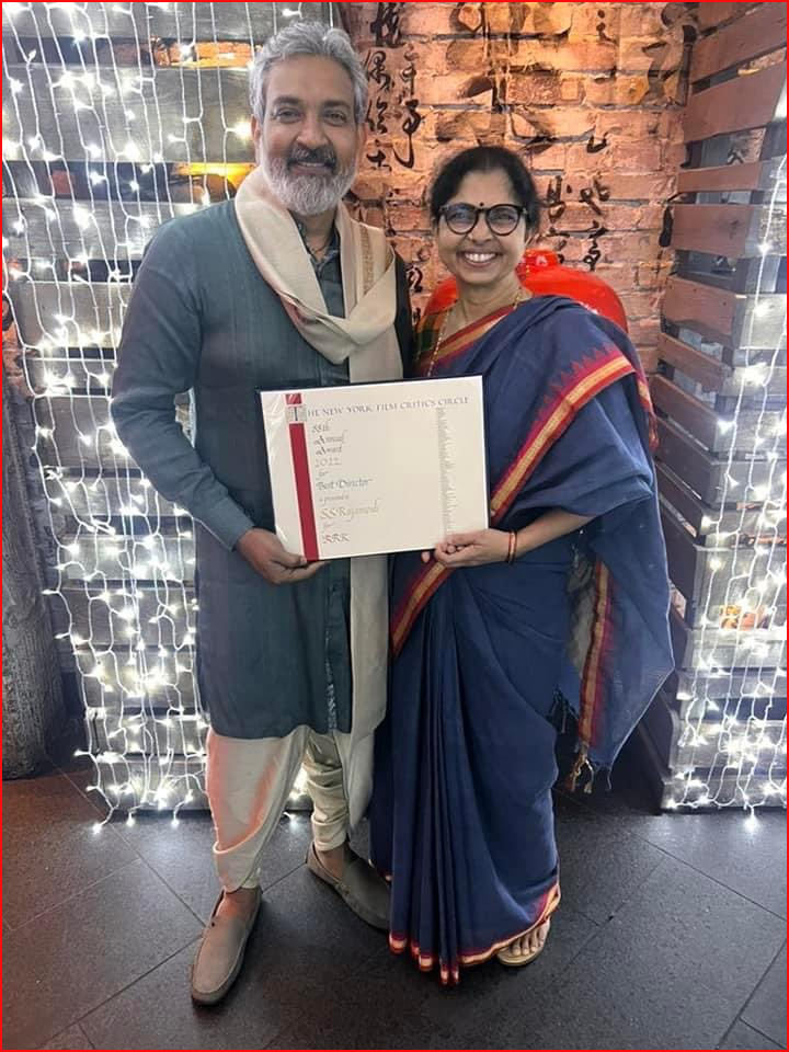 Rajamouli and his wife enter Oscars Academy