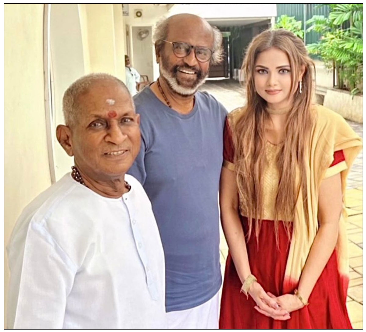 Rajinikanth Pic With Ilaiyaraja At Jailer 2 Promo shoot Sparks Speculations