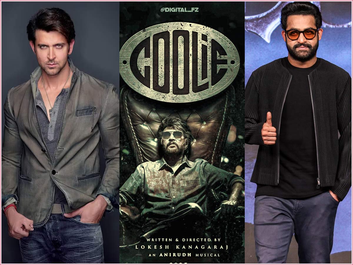 Rajinikanth pits his Coolie against Hrithik Roshan-NTR War 2