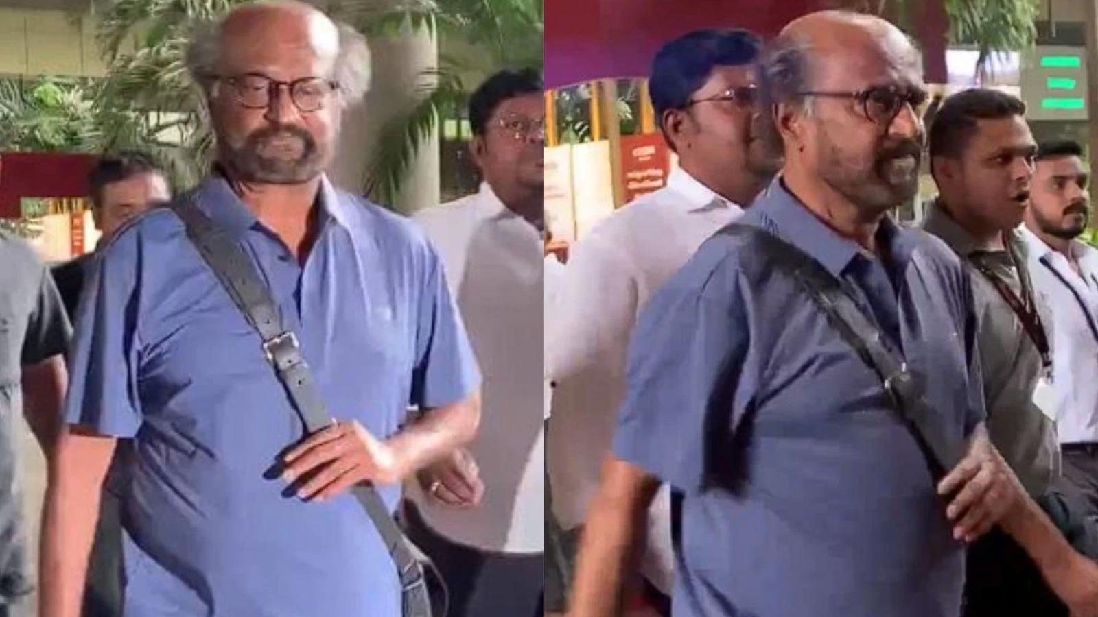 Rajinikanth Surprises With His Simplicity In Mumbai | Cinejosh.com