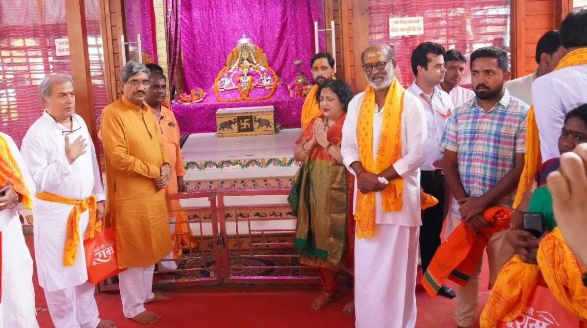 Rajinikanth Visits Ram Mandir 