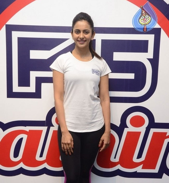 Rakul Preet Singh at Kokapet F45 Fitness Center